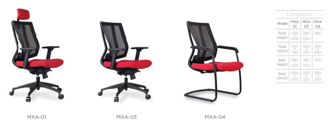 Ghế văn phòng malaysia MAXI
