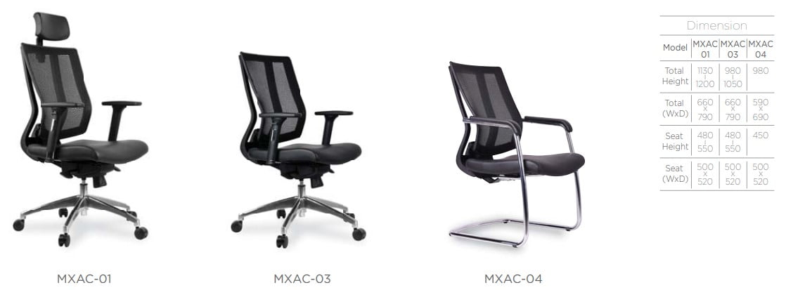Ghế văn phòng malaysia MAXI