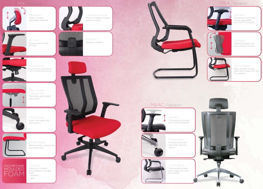 Ghế văn phòng malaysia MAXI