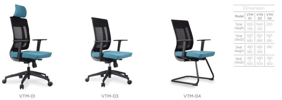 Ghế văn phòng malaysia VERTIC