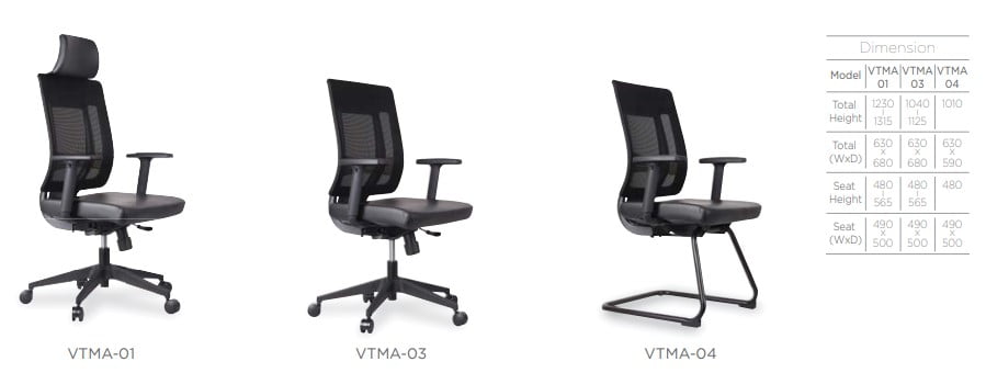 Ghế văn phòng malaysia VERTIC